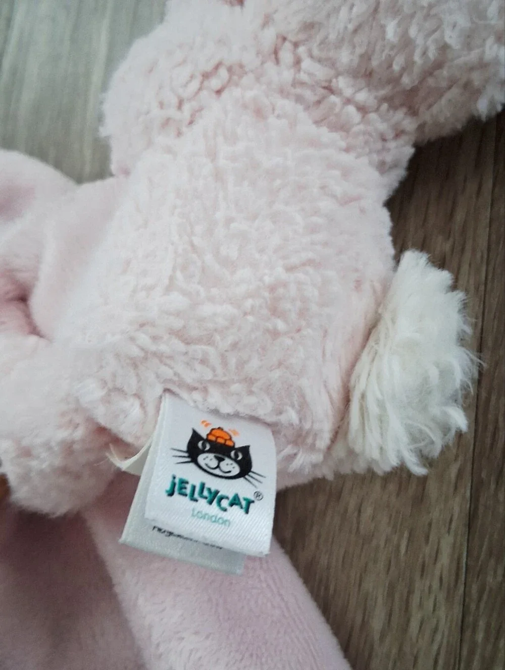 Jellycat Bashful Pink Bunny Soother Baby Lovey Security Blanket Plush